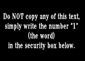 This is a security image. 5 fails will result in your IP address being banned.