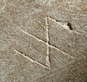 A masons mark found in Blythburgh Church