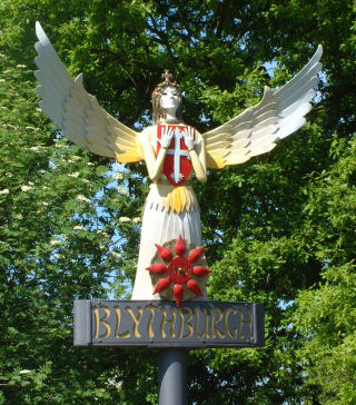 The Blythburgh Angel - Photo by Blythweb Ltd