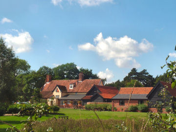 The White Hart at Blythburgh from the Mere
